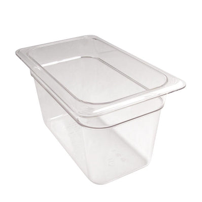 Camwear Food Pan Fourth Size Clear 6" each