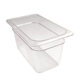 Camwear Food Pan Fourth Size Clear 6" each