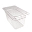 Camwear Food Pan Fourth Size Clear 6