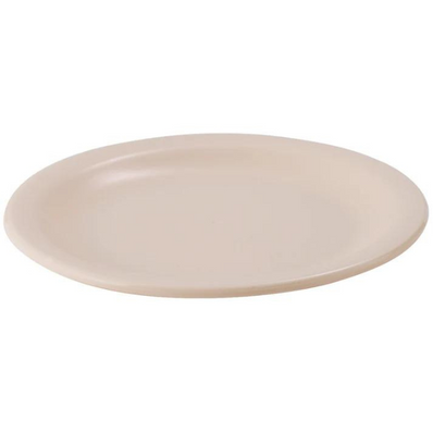Melamine Plate 6.5" Tan pk 1 dz