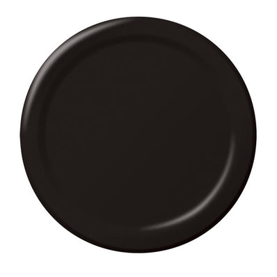Paper Plate Black Velvet 24 ct