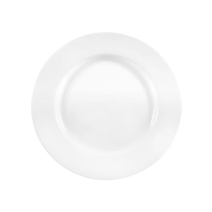 Porcelana Plate Bright White 12" 1 dz