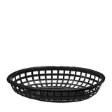 Classic Oval Basket Black 9 3/8" 3 dz
