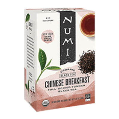 Numi Organic Chinese Breakfast Tea 18 ct