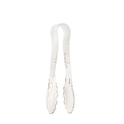 Camwear Tongs Scalloped Clear 6" each