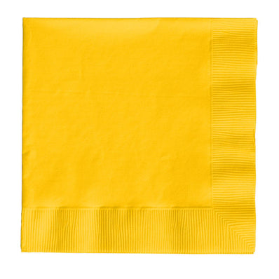 Napkin 2-Ply School Bus Yellow 200 ct