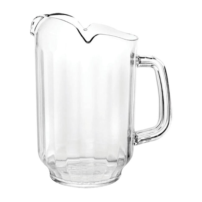3 Spout Water Pitcher Clear 64 oz each