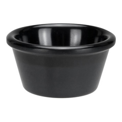 Ramekin 3oz Mel Blk pk 1 dz