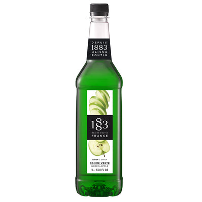 1883 Green Apple Syrup PET 1 ltr