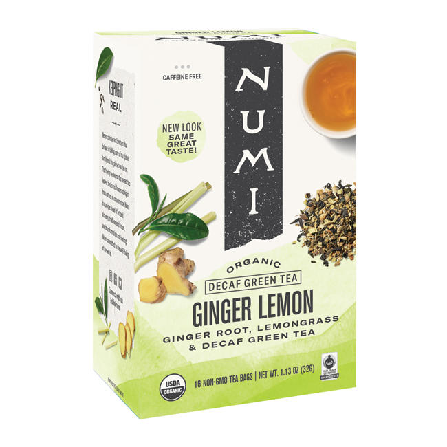 Numi Decaf Ginger Lemon Tea 16 ct