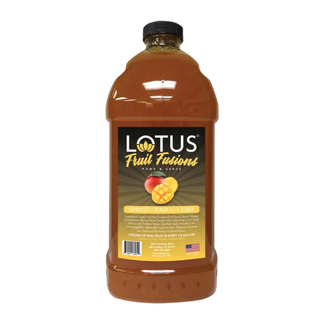 Lotus Fruit Fusions Mango Passion Concentrate 64 oz
