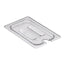 Camwear Food Pan Cover Fourth Size Notched with Handle Clear each