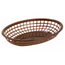 Oval Fast Food Basket - Brown pk 12 ct