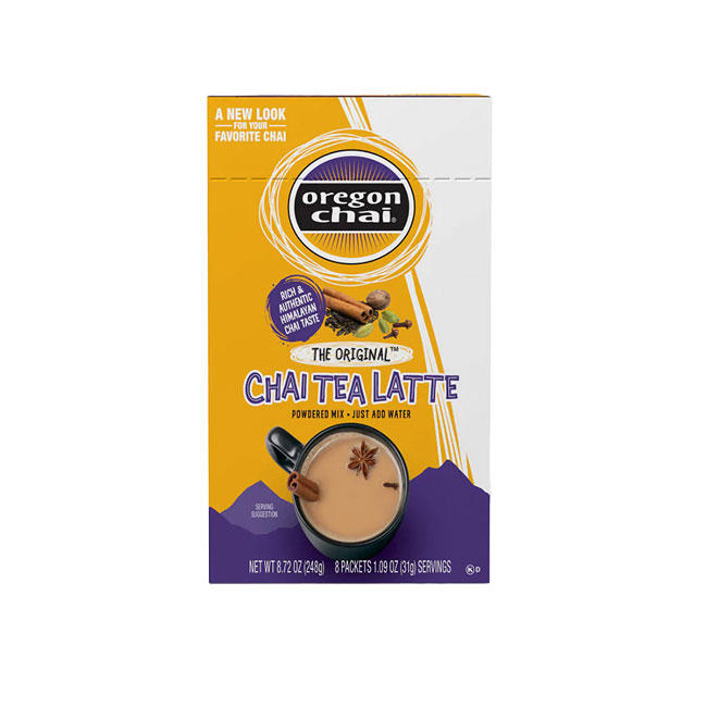 Oregon Chai The Original Dry Chai Latte Single Serve 8 ct 1z