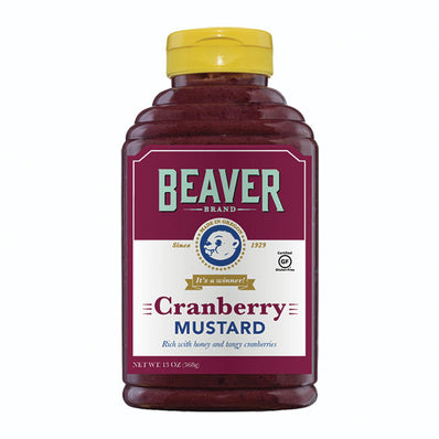 Beaver Cranberry Mustard 13 oz