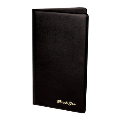 Check Presentation Cover Black 9 1/2" each