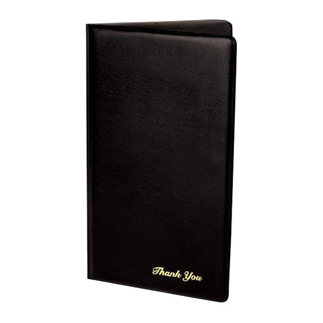 Check Presentation Cover Black 9 1/2" each