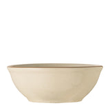Desert Sand Oatmeal Bowl Cream White with Brown Bands and Speckles 16 oz 3 dz