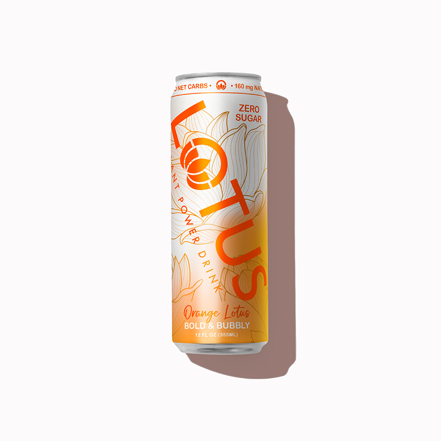 Lotus Plant Power Orange Drink 12 oz