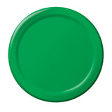 Paper Plate Emerald Green 24 ct