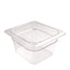 Camwear Food Pan Sixth Size Clear 4