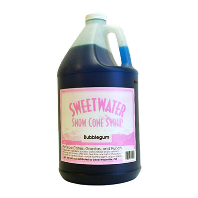 Sweetwater Snow Cone Bubblegum Syrup 1 gal