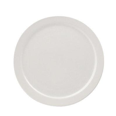 Porcelana Plate Bright White 10 3/8" 2 dz