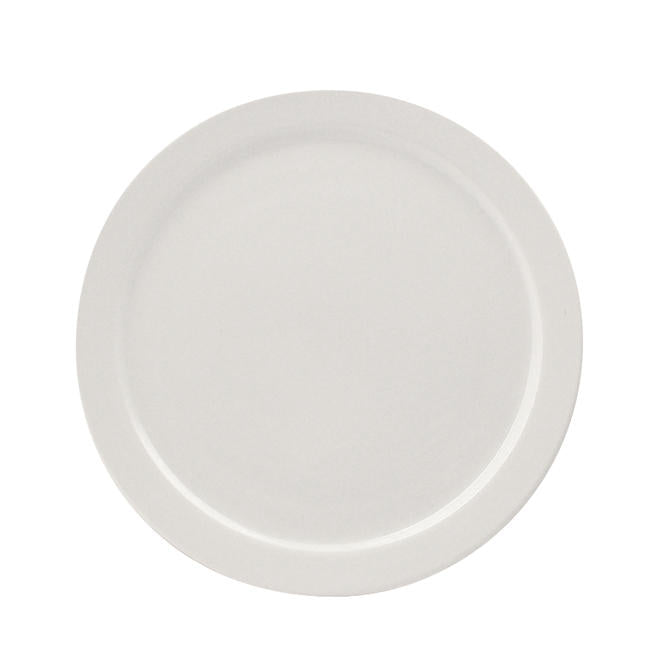 Porcelana Plate Bright White 10 3/8" 2 dz