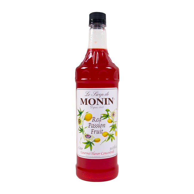 Monin Passion Fruit Red Syrup PET 1 ltr