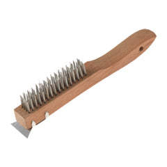 Wire Brush with Scraper each