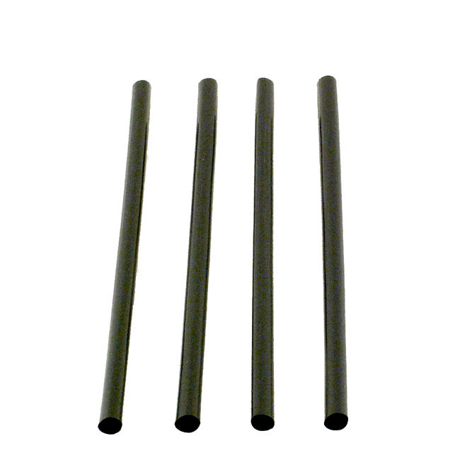 Fat Straw Black 8" 400 ct