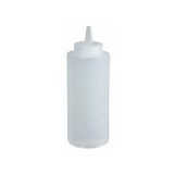Squeeze Bottle 8oz Clear pk 6 ct