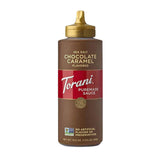 Torani Chocolate Salted Caramel Puremade Sauce Squeeze Bottle 16.5 oz