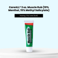 CareALL 3 oz. Muscle Rub (10% Menthol, 15% Methyl Salicylate)