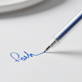 FreshScent 4" Clear Flexible Pen with Cap (blue ink)