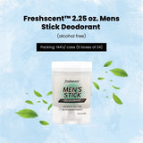 FreshScent 2.25 oz. Mens Stick Deodorant (alcohol free)