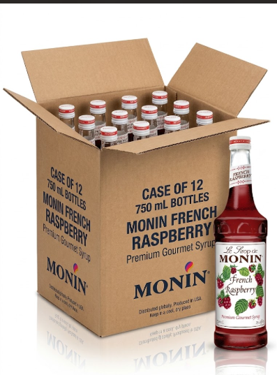 Monin French Raspberry Syrup 750 ml
