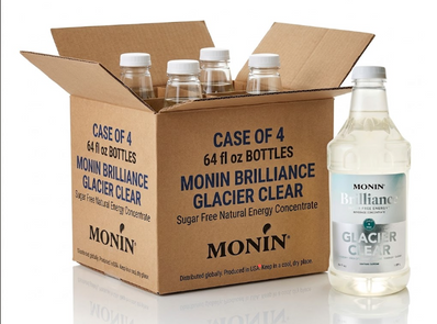 Monin Brilliance Glacier Clear Sugar Free Energy 64 oz