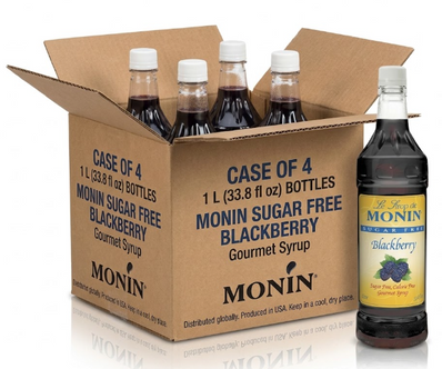 Monin Blackberry Sugar Free Syrup PET 1 ltr