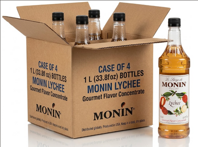 Monin Lychee Syrup PET 1 ltr