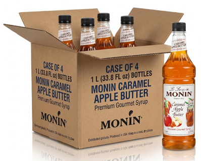 Monin Caramel Apple Butter Syrup PET 1 ltr