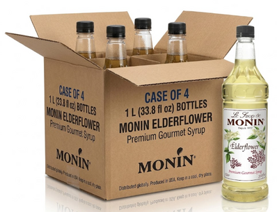 Monin Elderflower Syrup PET 1 ltr