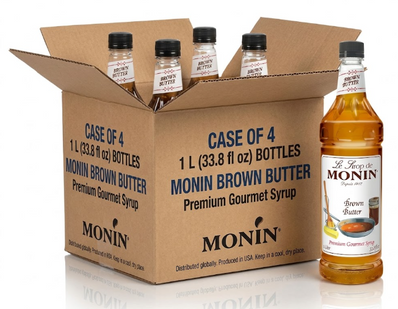 Monin Brown Butter Syrup PET 1 ltr