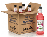 Monin Rose Syrup PET 1 ltr