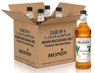 Monin Macadamia Nut Syrup PET 1 ltr