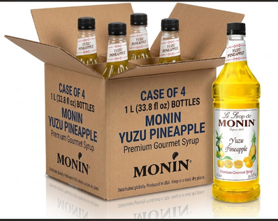 Monin Yuzu Pineapple Syrup PET 1 ltr