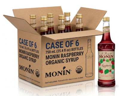 Monin Raspberry Organic Syrup 750 ml