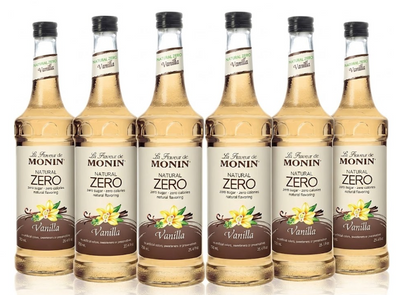 Monin Natural Zero Vanilla Syrup 750 ml