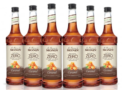Monin Natural Zero Caramel Syrup 750 ml