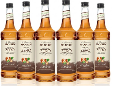 Monin Natural Zero Hazelnut Syrup 750 ml